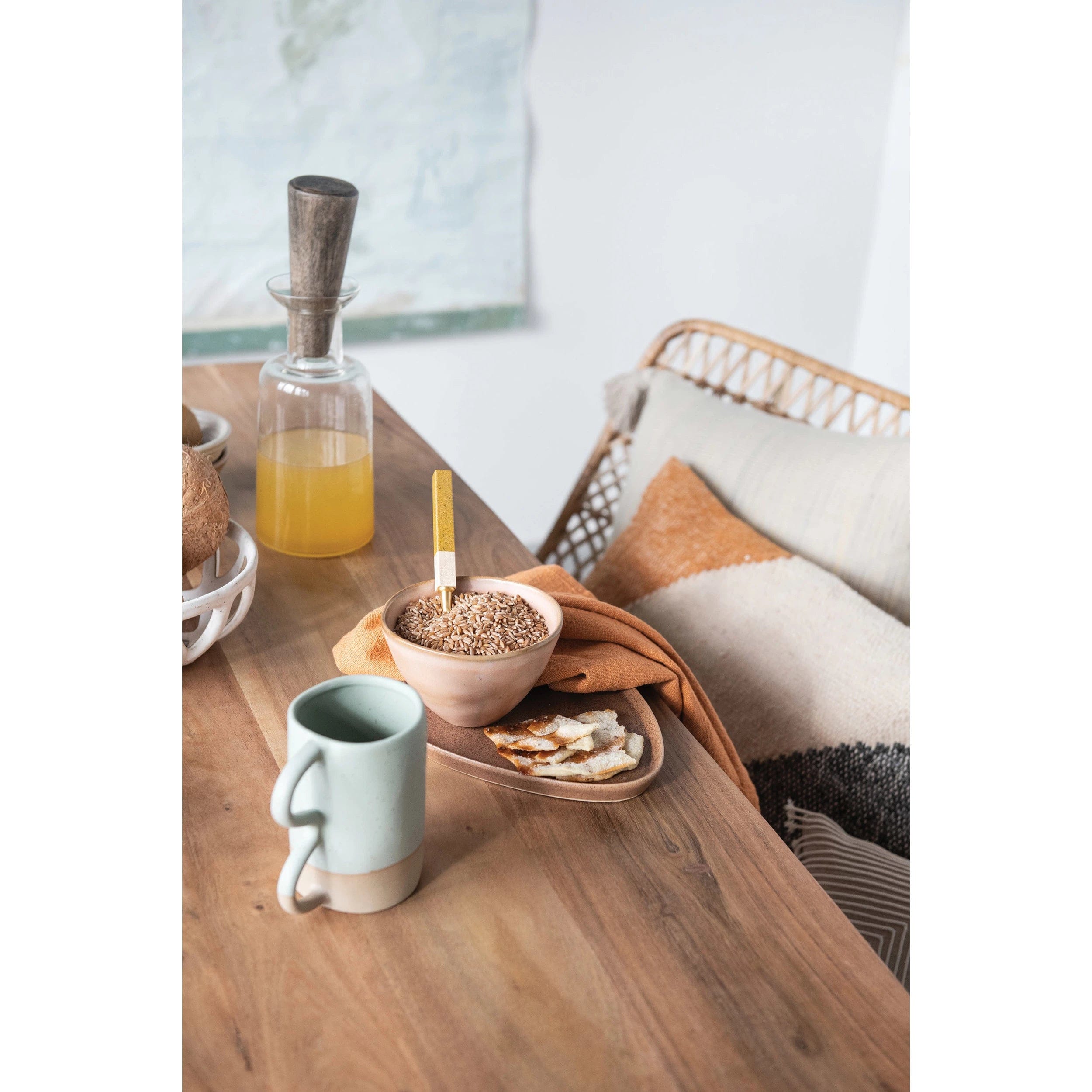 Creative Co-op Creative Co-op Glass Decanter with Mango Wood Stopper - Little Miss Muffin Children & Home