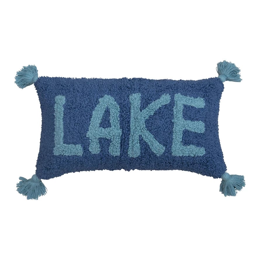 CCO - Creative Co-op Creative Co-op Lake Lumbar Pillow - Little Miss Muffin Children & Home