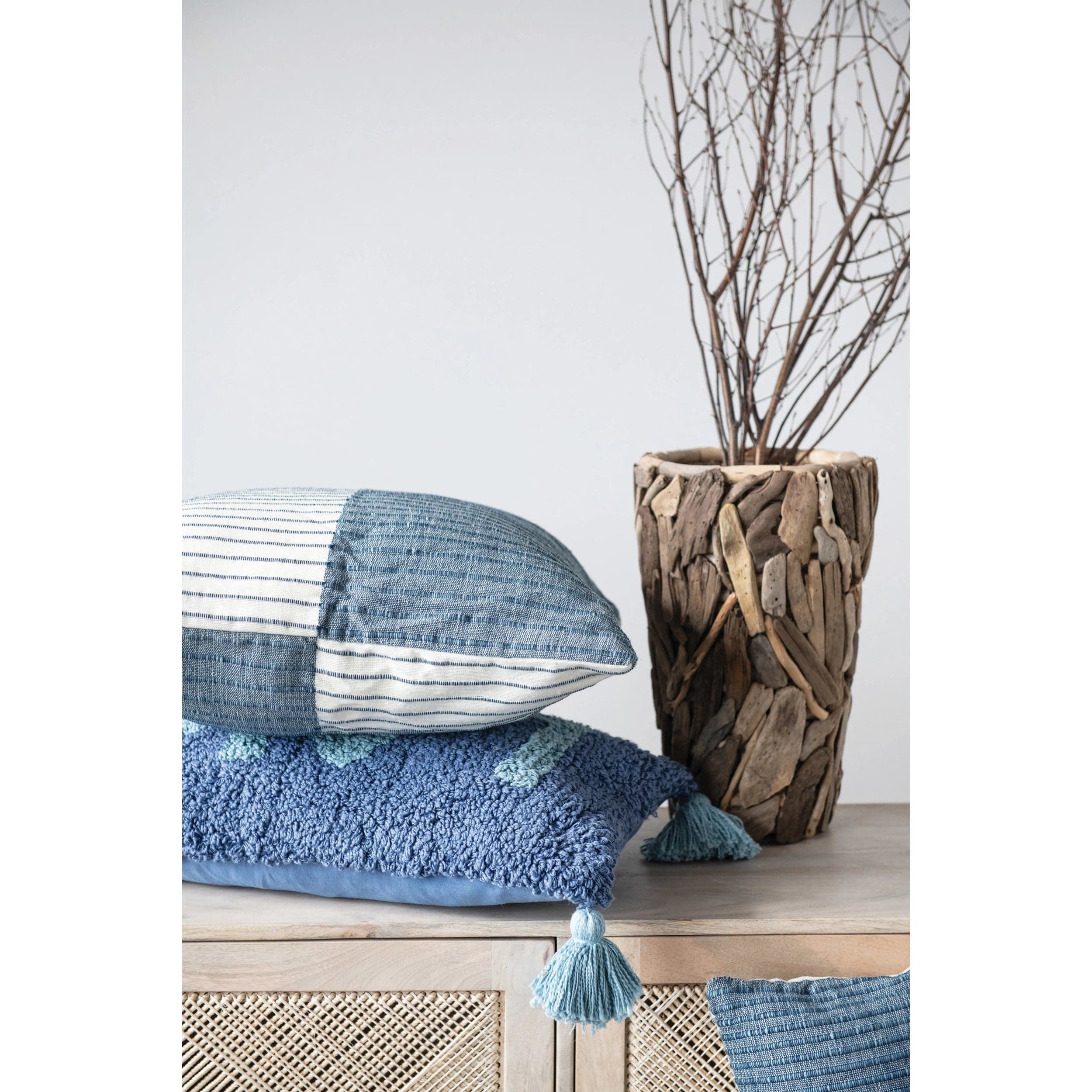 CCO - Creative Co-op Creative Co-op Lake Lumbar Pillow - Little Miss Muffin Children & Home