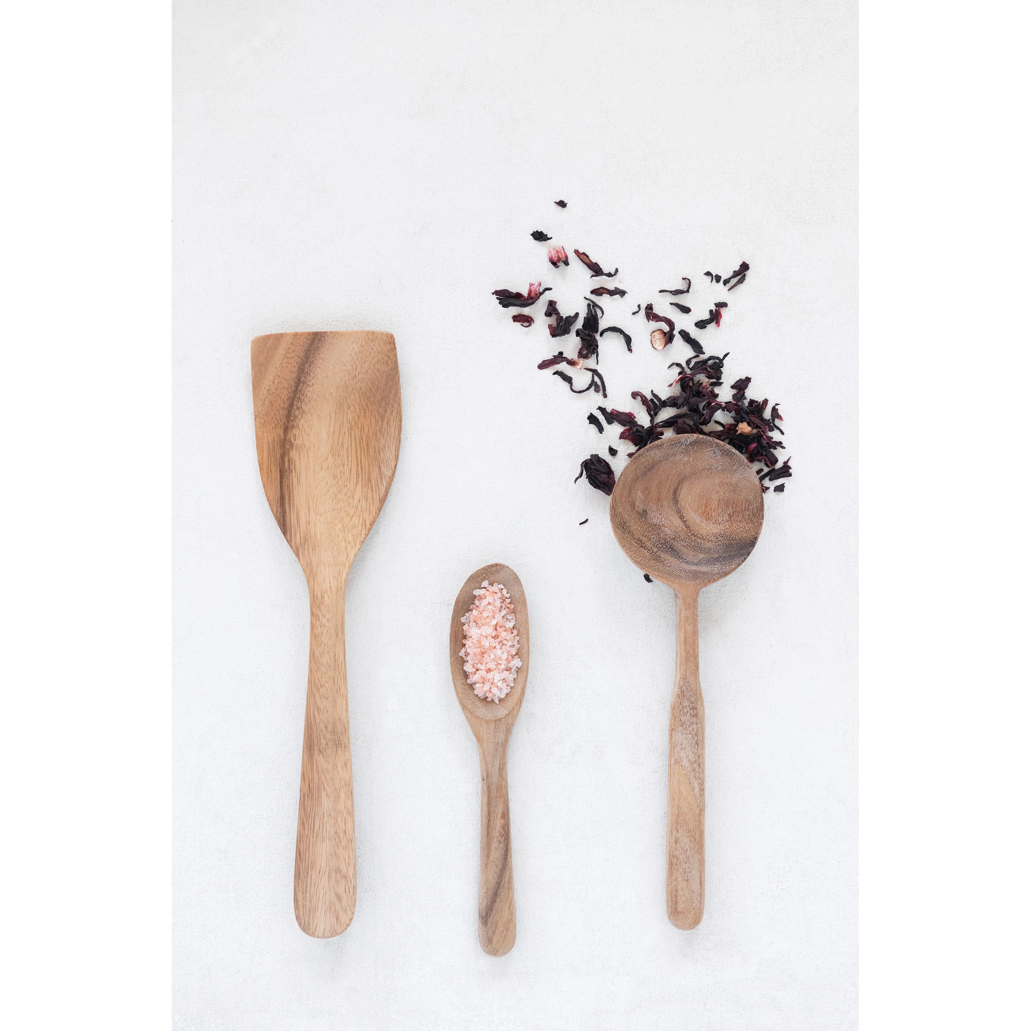 Creative Co-Op Creative Co-Op Hand-Carved Acacia Matte Wood Spoon - Little Miss Muffin Children & Home
