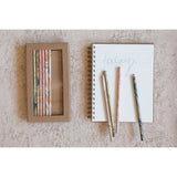 Creative Co-op Creative Co-op Paper Wrapped Marbled Wood Pencils - Little Miss Muffin Children & Home