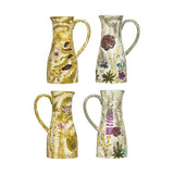 Creative Co-op Creative Co-op Stoneware Pitcher with Florals, 2 Styles - Little Miss Muffin Children & Home