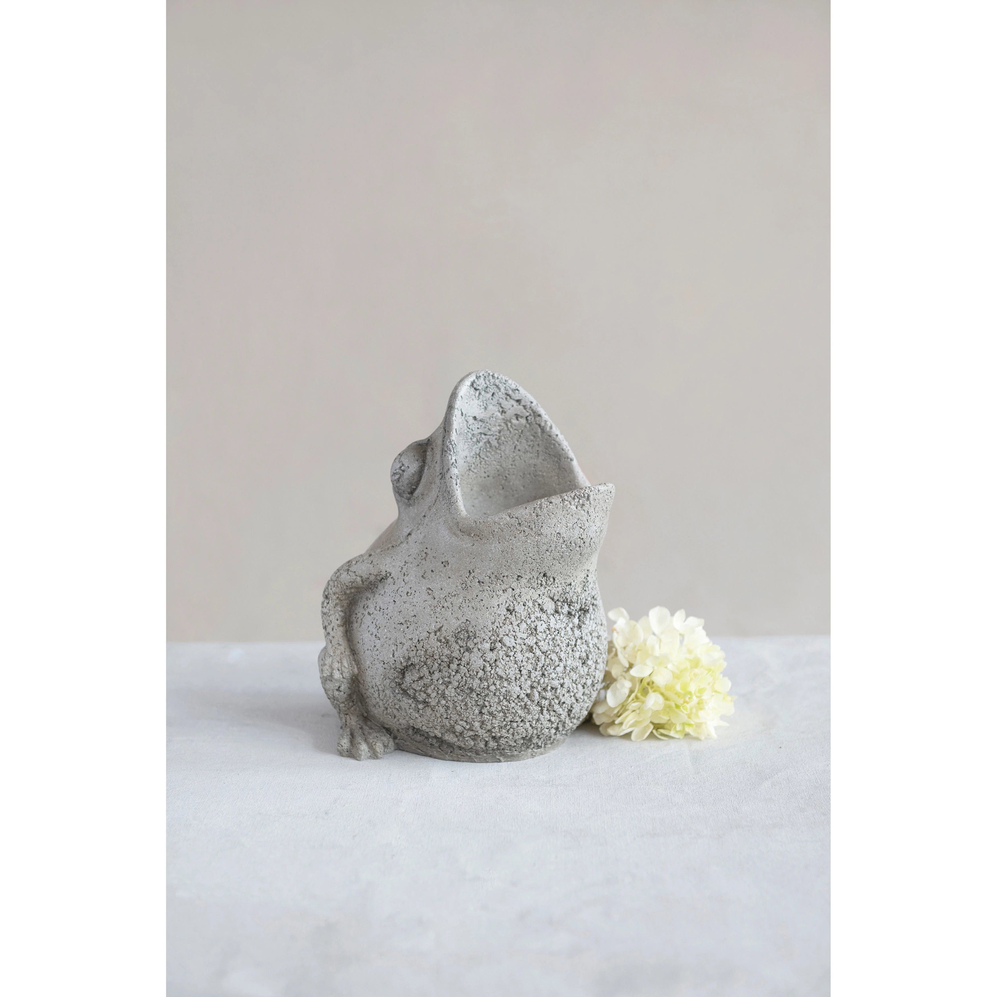 Creative Co-op Creative Co-op Resin & Cement Frog Planter - Little Miss Muffin Children & Home