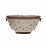 Creative Co-op Creative Co-op Stoneware Colander with Edge Detail - Little Miss Muffin Children & Home