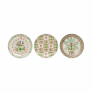 Creative Co-op Creative Co-op Stoneware Plate Print - Little Miss Muffin Children & Home