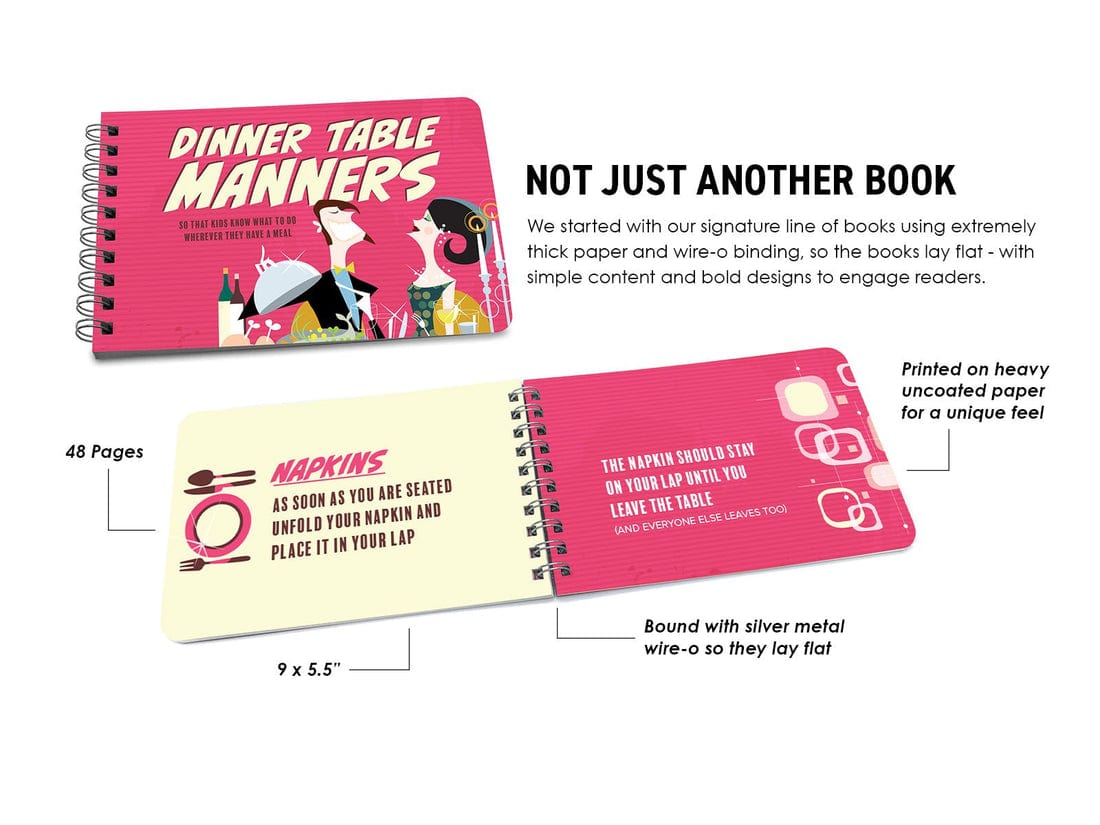 PS - Papersalt Dinner Table Manners - A Guide to Table Manners for Kids - Little Miss Muffin Children & Home