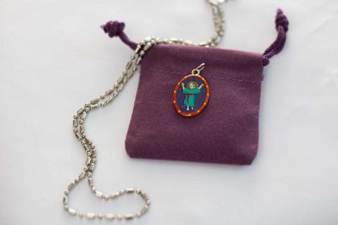 Saints For Sinners Saints For Sinners Divino Nino Hand Painted Medal - Little Miss Muffin Children & Home
