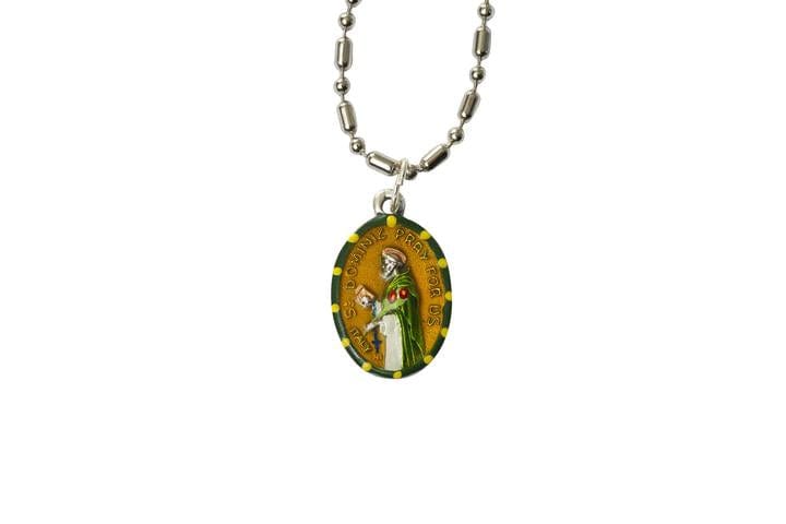 Saints for Sinners Saints for Sinners St. Dominic Hand Painted Medallion - Little Miss Muffin Children & Home