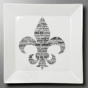 Dishique - Dishique Square New Orleans Dish - Little Miss Muffin Children & Home