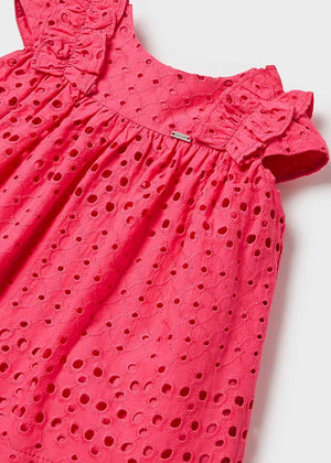 Mayoral Mayoral Eyelet Dress - Little Miss Muffin Children & Home