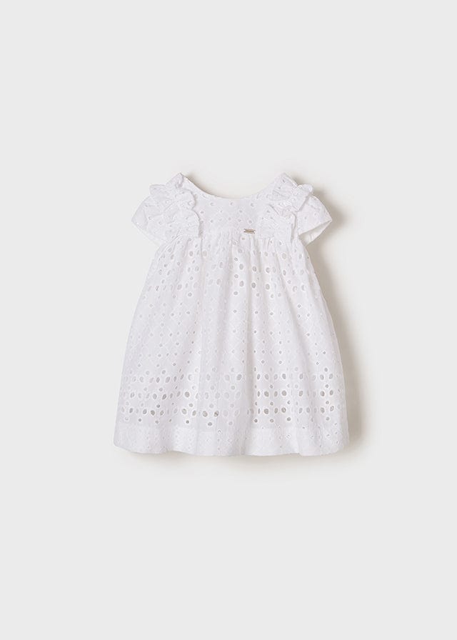 Mayoral Mayoral Eyelet Dress - Little Miss Muffin Children & Home