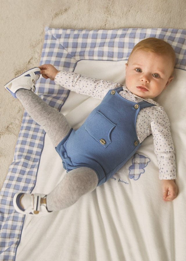 MAY - Mayoral Usa Inc Mayoral Usa Inc Shirt w/ overalls & tight set 2.635 - Little Miss Muffin Children & Home