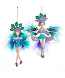 Kurt Adler Kurt Adler Peacock Showgirl Ornaments - Little Miss Muffin Children & Home