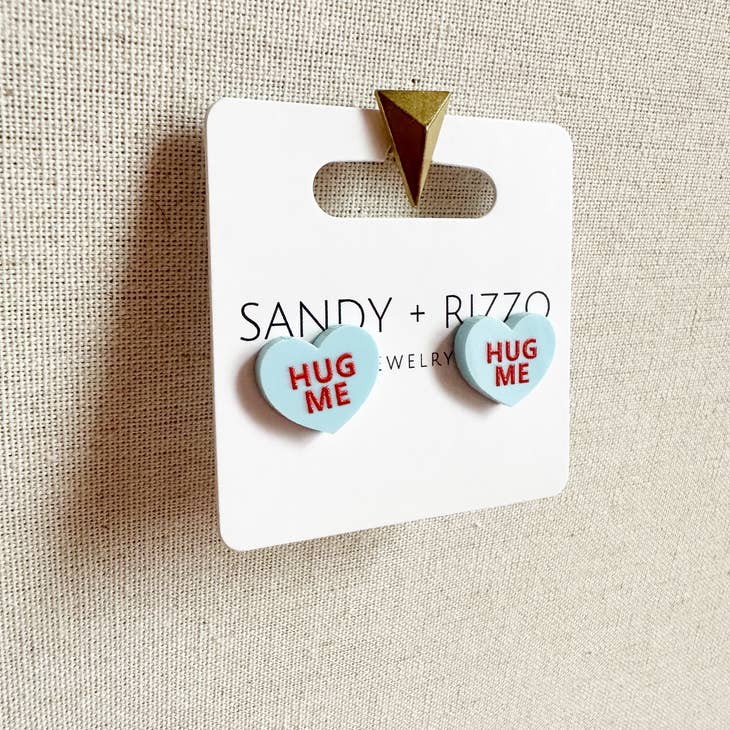Sandy + Rizzo Sandy + Rizzo Hug Me Stud Earrings - Little Miss Muffin Children & Home