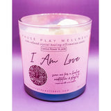 Pause Play Wellness Pause Play Wellness 'I Am Love' Meditation Candle - Little Miss Muffin Children & Home