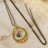 Santore Jewelry Santore Jewelry Moon Phase Teardrop Necklace - Little Miss Muffin Children & Home