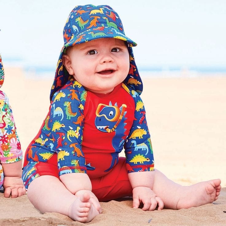 Jojo Maman Bebe Jojo Maman Bebe Dino Sun Guard Swim Suit - Little Miss Muffin Children & Home