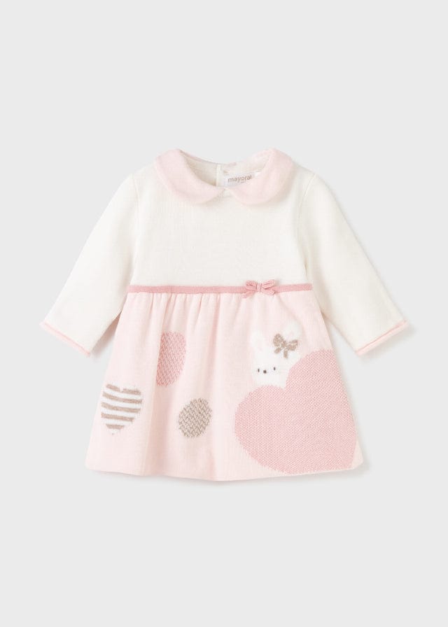 Mayoral Mayoral Ecofriends Knit Collared Teddy Dress - Little Miss Muffin Children & Home