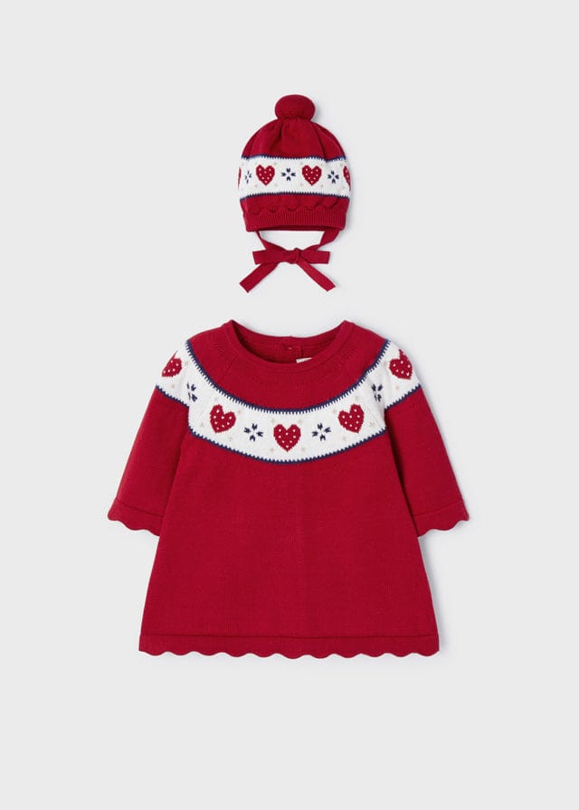 Mayoral Knit Dress With Hat | Little Miss Muffin Children & Home Mayoral Knit Dress With Hat | Little Miss Muffin Children & Home