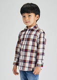 Mayoral Mayoral Long Sleeve Plaid Shirt - Little Miss Muffin Children & Home