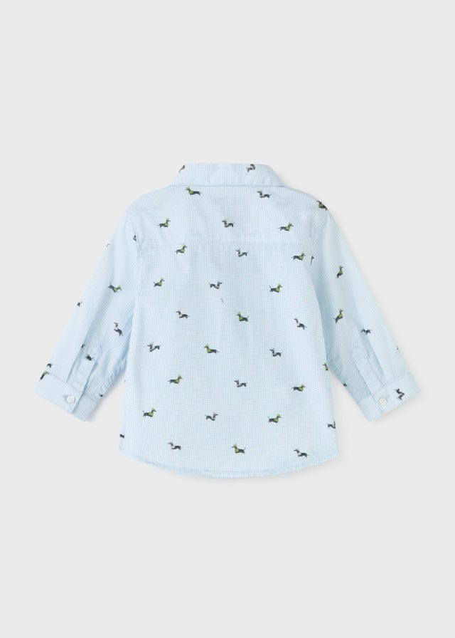 Mayoral Mayoral Ecofriends Long Sleeve Button Down Shirt - Little Miss Muffin Children & Home