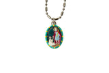 Saints For Sinners Saints For Sinners Saint Edward the Confessor Hand Painted Medal - Little Miss Muffin Children & Home