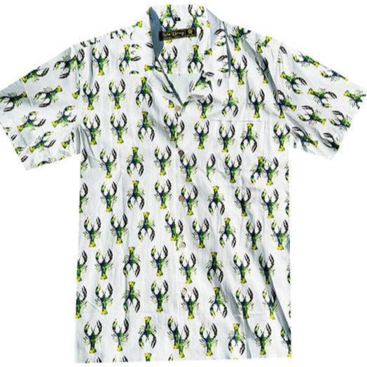 Mardi Gras Crawfish Aloha Shirt | Nola Dawg