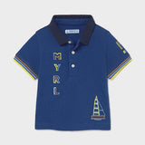 Mayoral - Mayoral Short Sleeve Embroidered Polo Shirt - Little Miss Muffin Children & Home