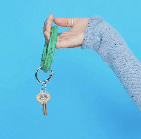 O-Venture - Oventure - Jewel Tones Leather Key Ring - Little Miss Muffin Children & Home