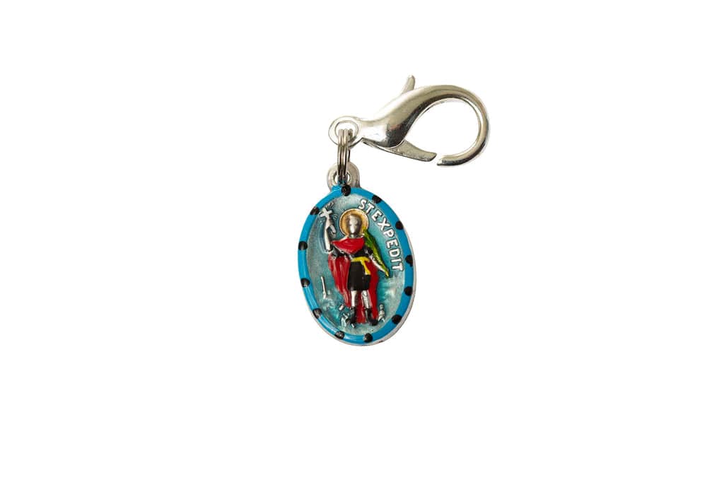 Saints For Sinners Saints For Sinners Saint Expedite Hand Painted Medal - Little Miss Muffin Children & Home