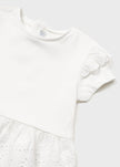 Mayoral Usa Inc Mayoral Short Sleeve Shirt with Eyelet Trim - Little Miss Muffin Children & Home