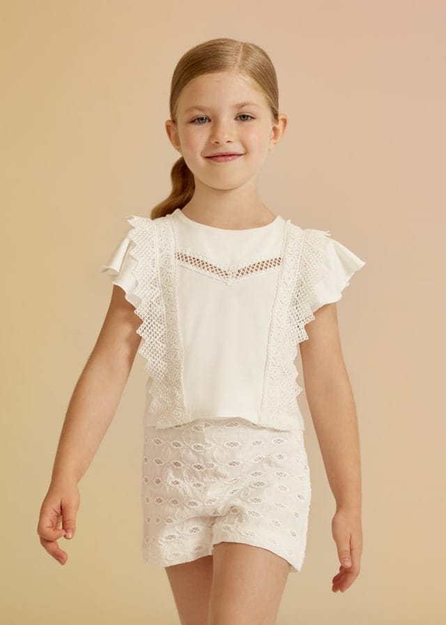 Mayoral Usa Inc Mayoral Batista Embroidered Bermuda - Little Miss Muffin Children & Home