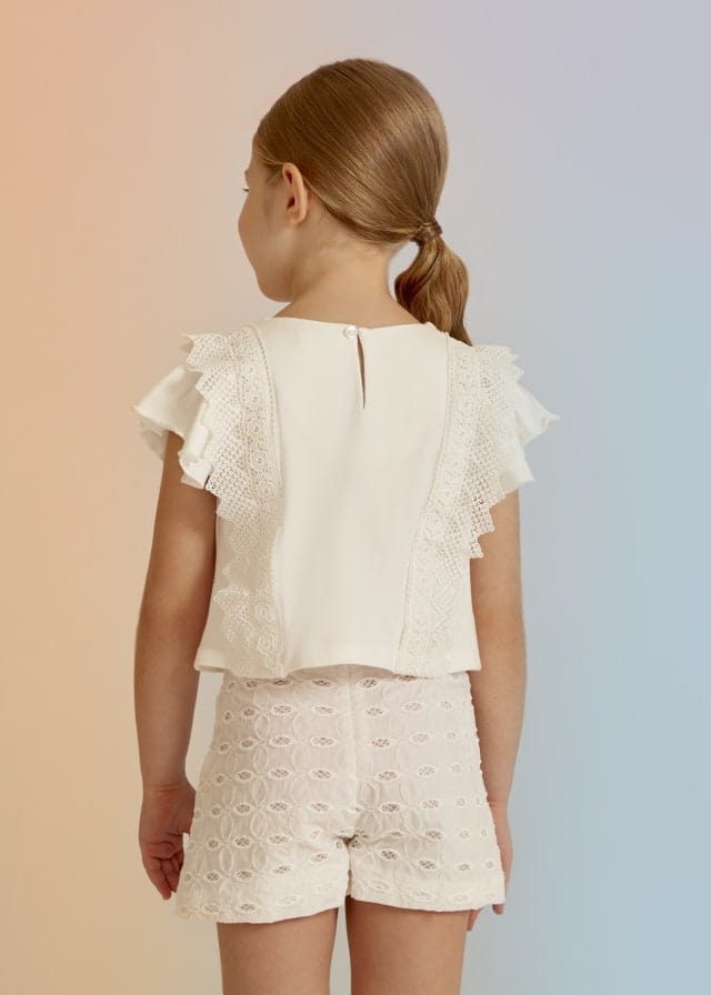 Mayoral Usa Inc Mayoral Batista Embroidered Bermuda - Little Miss Muffin Children & Home