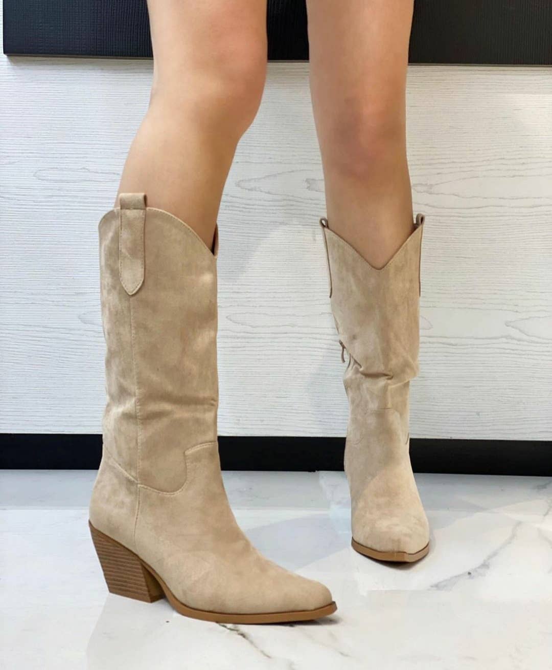 Vera Shop Vera Shop Suede Cowgirl Boot - Little Miss Muffin Children & Home