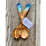 Nikita Fine Art Nikita Fine Art Olive Wood Utensils Set - Little Miss Muffin Children & Home