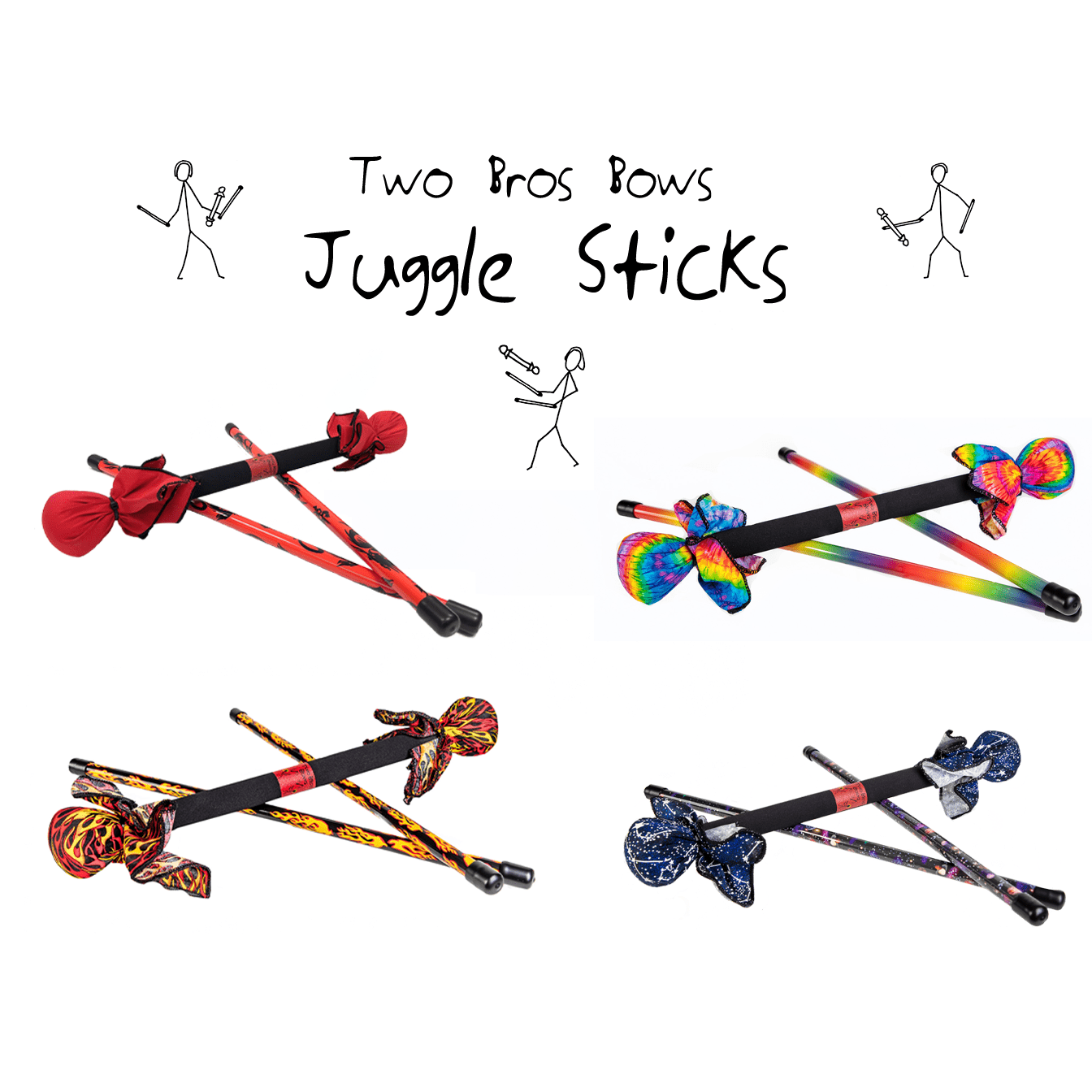 Two Bros Bows Two Bros Bows Juggle Sticks - Little Miss Muffin Children & Home
