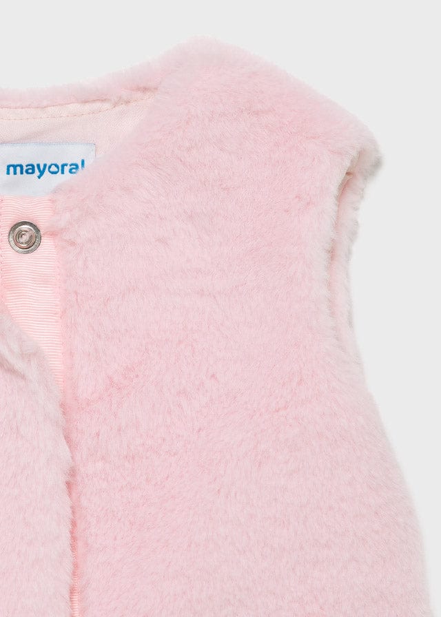 Mayoral Mayoral Faux Fur Vest for Baby Girl - Little Miss Muffin Children & Home