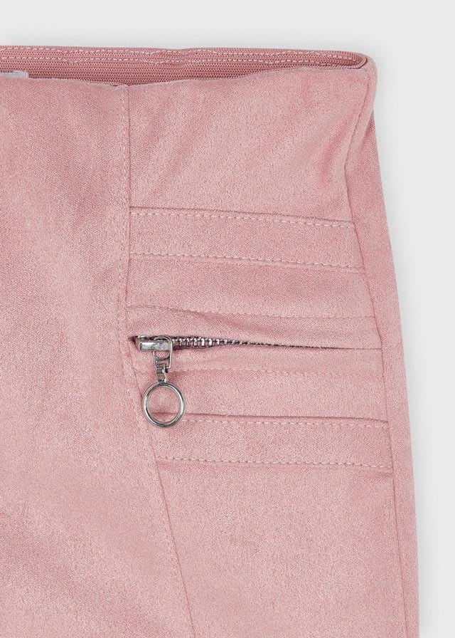 Mayoral Mayoral Suede Zipper Leggings - Little Miss Muffin Children & Home