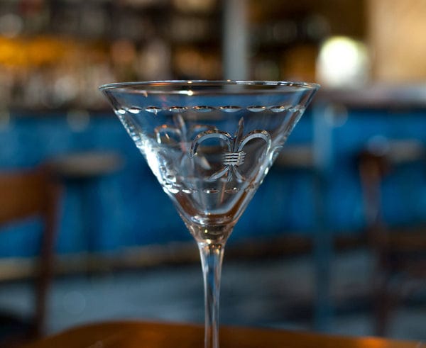 Rolf Glass Rolf Glass Fleur De Lis Martini Glass - Little Miss Muffin Children & Home