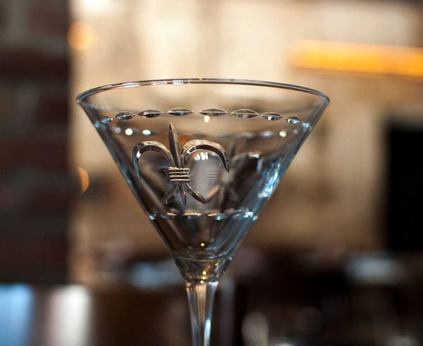 Rolf Glass Rolf Glass Fleur De Lis Martini Glass - Little Miss Muffin Children & Home