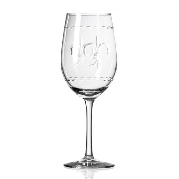 Rolf Glass Rolf Glass Fleur De Lis White Wine Glass - Little Miss Muffin Children & Home