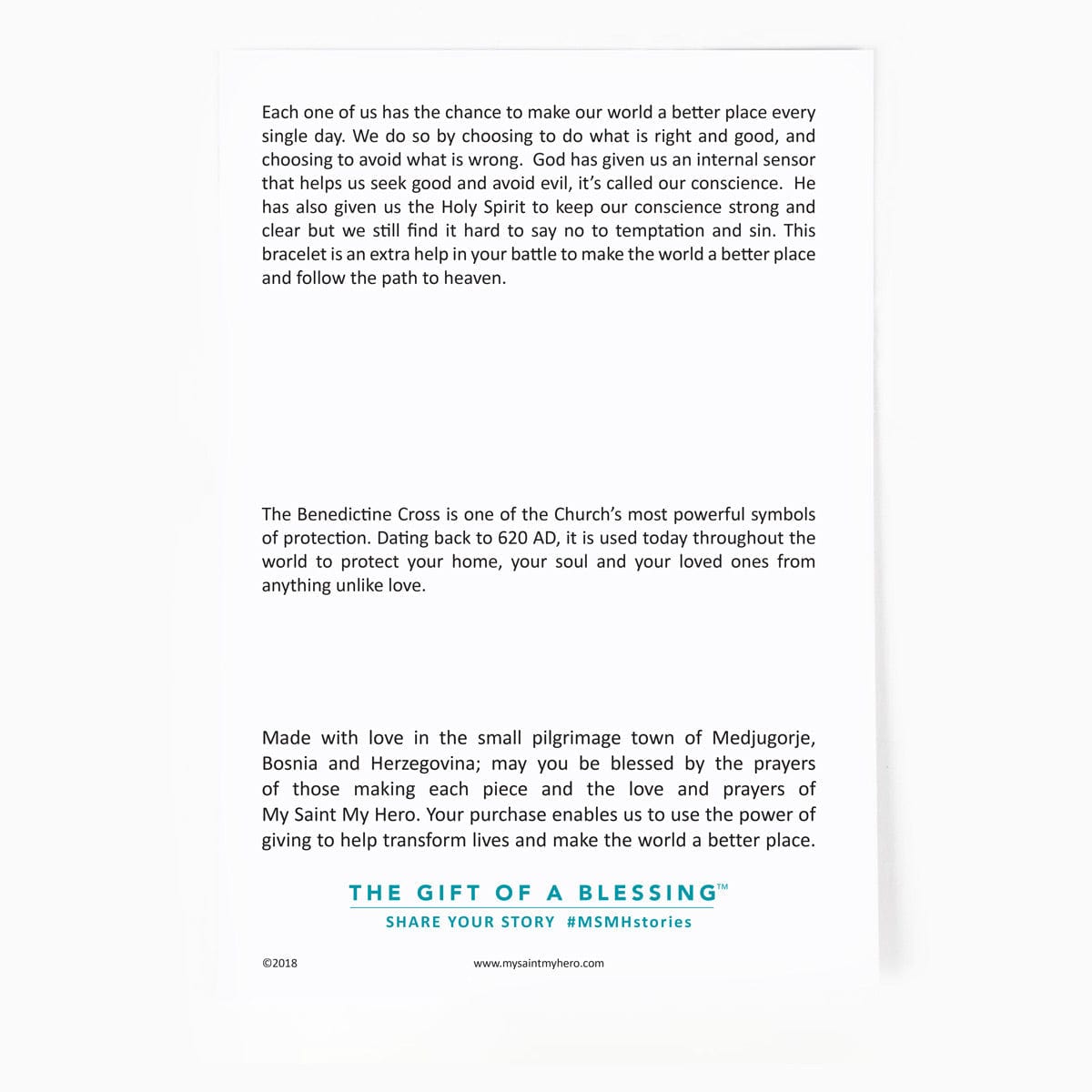 My Saint My Hero My Saint My Hero First Communion Child of God Mixed Medal Bracelet in Black - Little Miss Muffin Children & Home