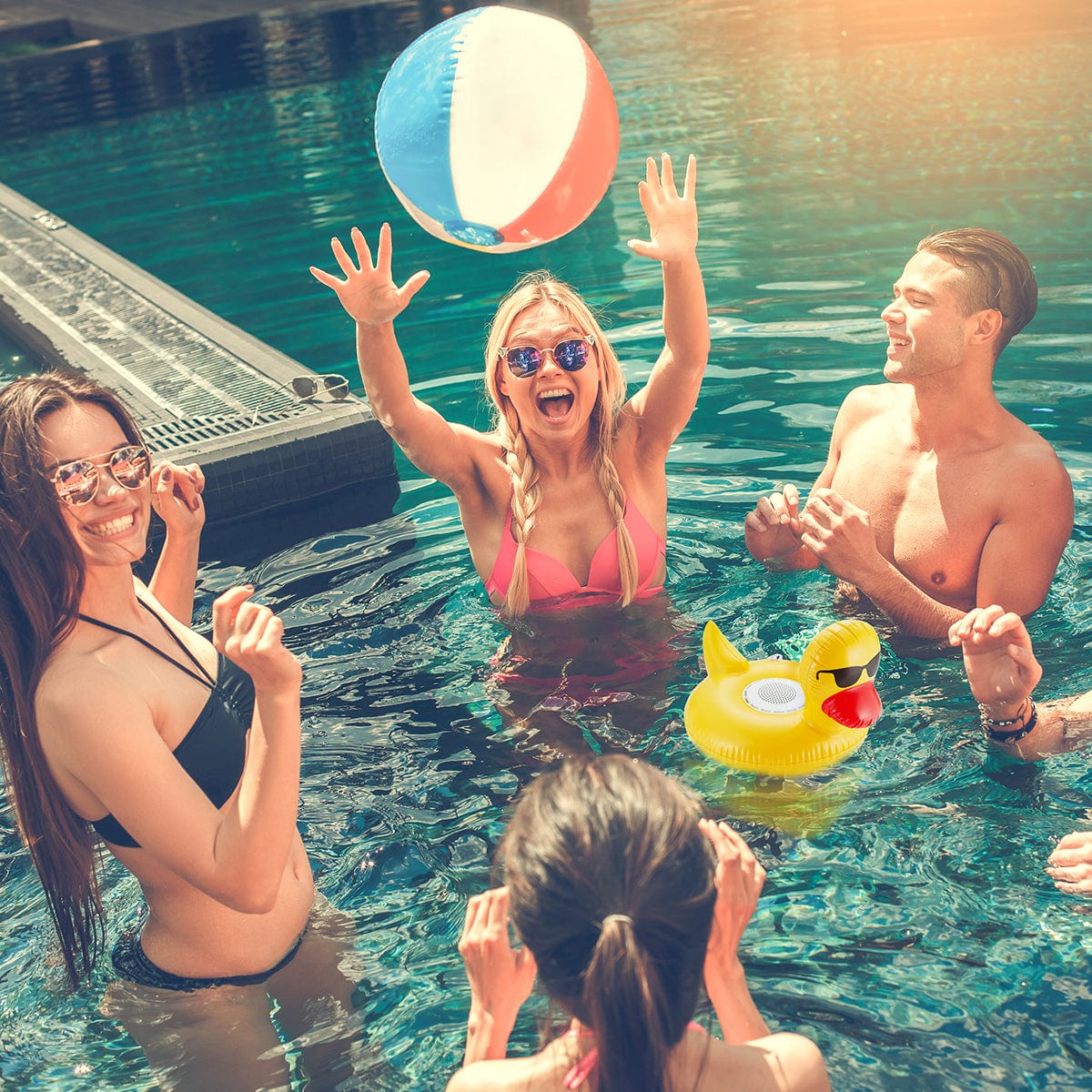 Phunkee Tree Phunkee Tree Duck Floatie Bluetooth Speaker - Little Miss Muffin Children & Home