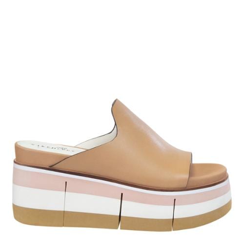Consolidated /Nicole Shoe Naked Feet Flow Slide Sandal in Ecru - Little Miss Muffin Children & Home