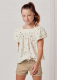 Mayoral Mayoral Gauze Floral Blouse - Little Miss Muffin Children & Home
