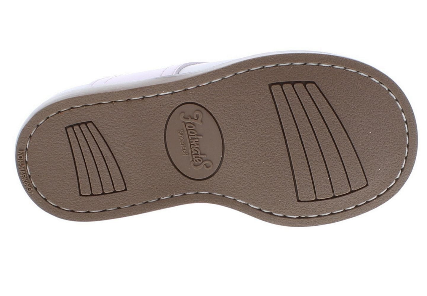 Badorf Shoe Footmates White and Rose Cheer Oxford - Little Miss Muffin Children & Home