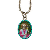 Saints For Sinners Saints For Sinners St. Francis Xavier Hand Painted Medal - Little Miss Muffin Children & Home