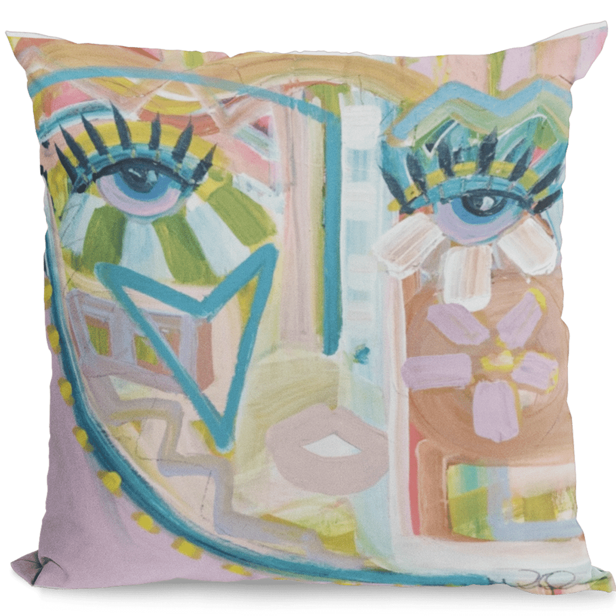 Windy O’Connor Art Windy O'Connor Art Be Hippie Chica Pillow - Little Miss Muffin Children & Home