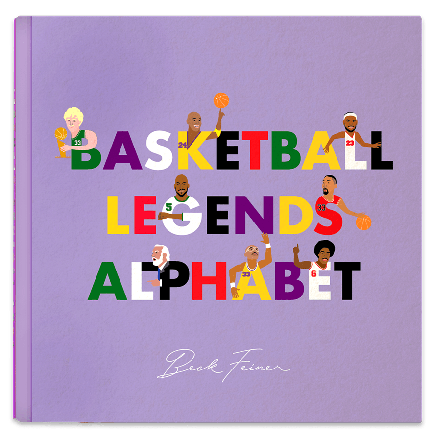 Alphabet Legends - Basketball Legends Alphabet - Little Miss Muffin Children & Home