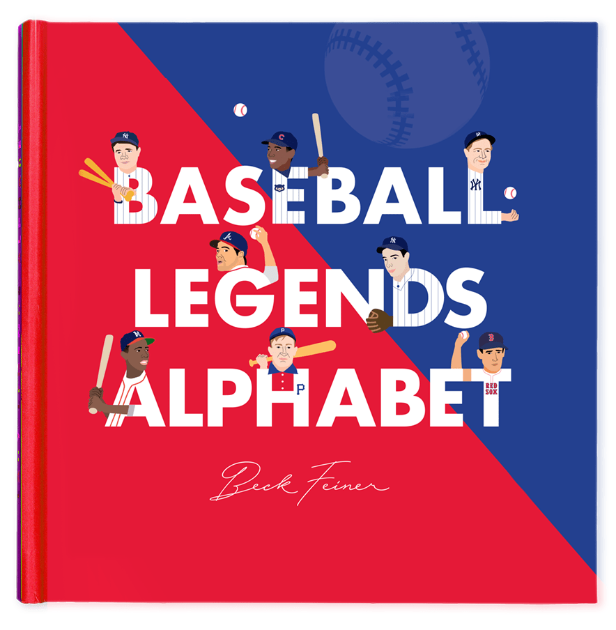 Alphabet Legends - Baseball Legends Alphabet - Little Miss Muffin Children & Home